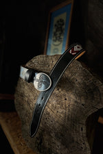 Blue Bell Leather Belt - The Navajo Black