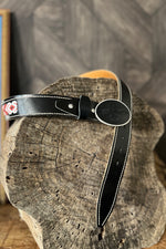 Blue Bell Leather Belt - The Navajo Black