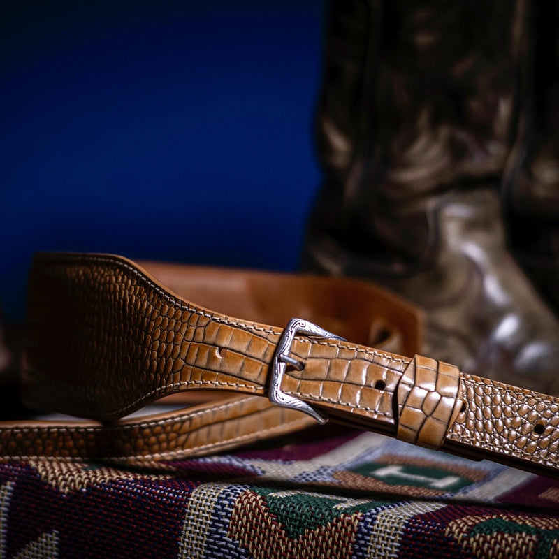 Johnson Strap limited edition vintage blonde caiman