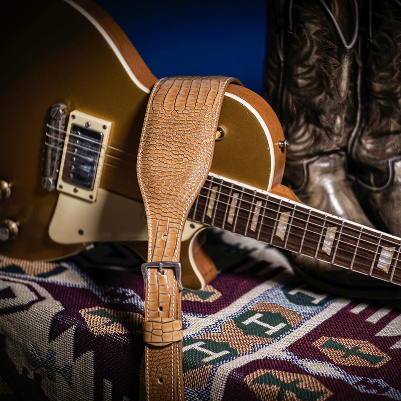 Johnson Strap limited edition vintage blonde caiman