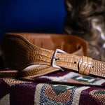Johnson Strap limited edition vintage blonde caiman
