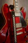 Tatanka guitar strap black suede