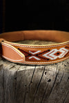 Blue Bell Leather Belt - The Navajo Tweed