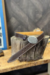 Blue Bell Leather Belt - The Mohicano Dark Brown