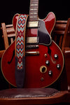 1984 Paris Texas mapuche tricolor guitar strap