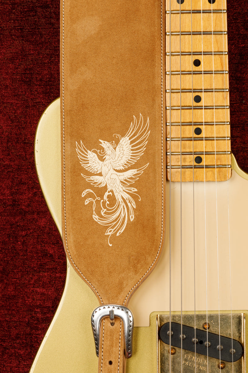 Santa Rosa Firebird Strap Whiskey Suede