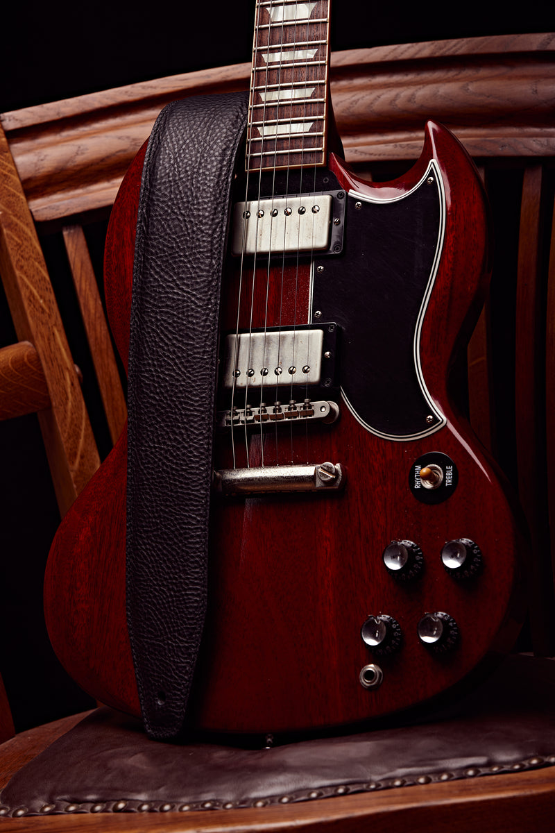 1971  The Icon Strap Black  leather