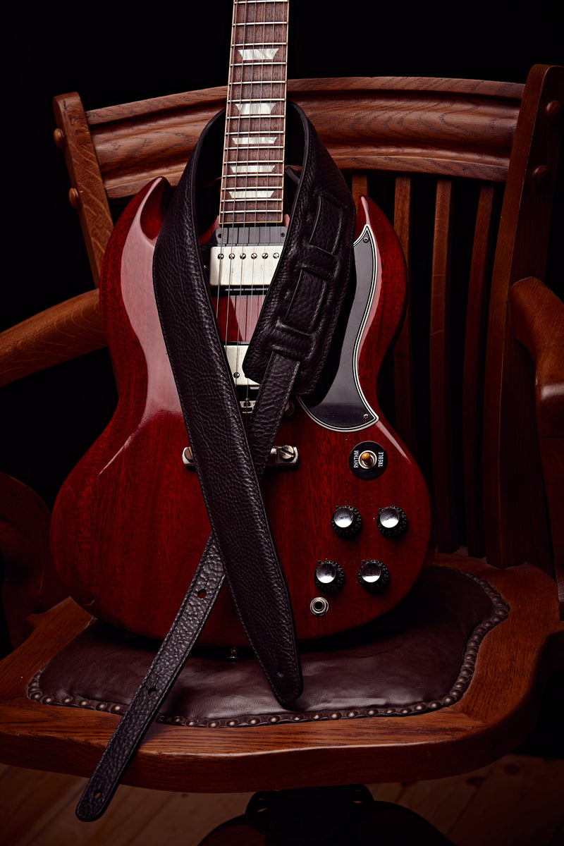 1971  The Icon Strap Black  leather