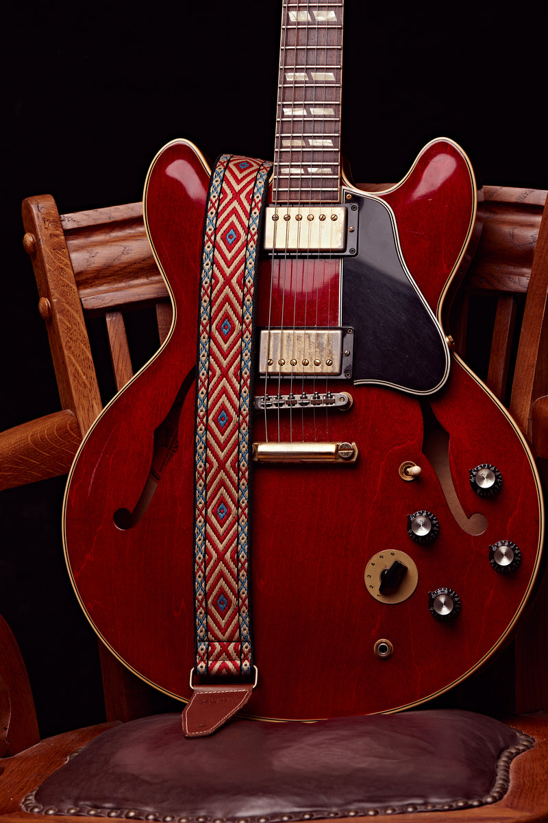 Road Series Red Cross guitar strap