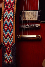 1984 Paris Texas mapuche tricolor guitar strap