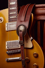 Deville 51 Tan Gold Hardware guitar strap