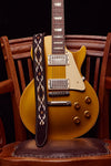 1968 Navajo Thinline Dark Coffee Suede guitar strap