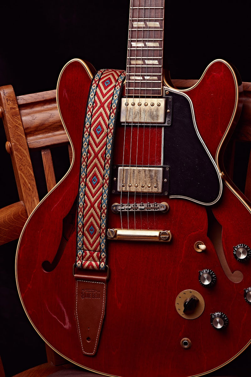 Road Series Red Cross guitar strap